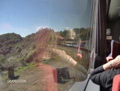 
Overlander, view from the train with DC loco up front, September 2009